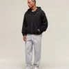 men’s light grey jogger pants