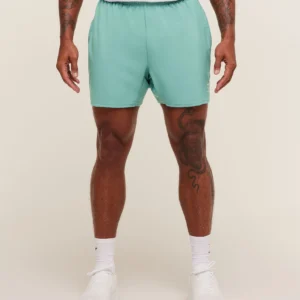 men’s teal athletic training shorts