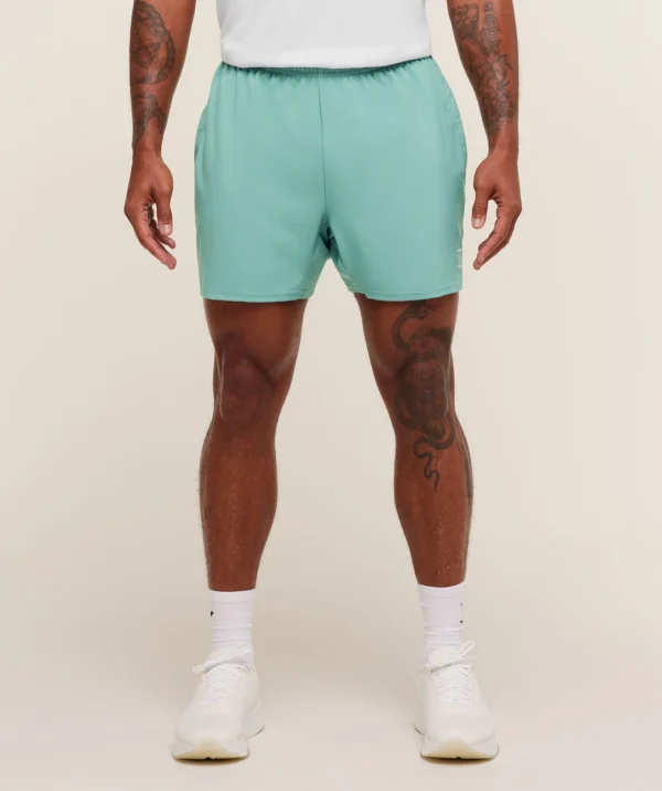 men’s teal athletic training shorts